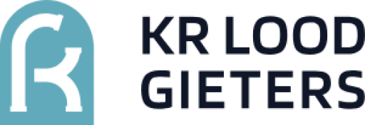 Het logo van KR loodgieters- en installatiebedrijf, uw loodgieter voor in Dordrecht